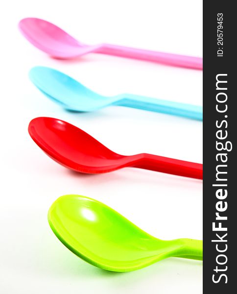 Colorful Plastic Spoons