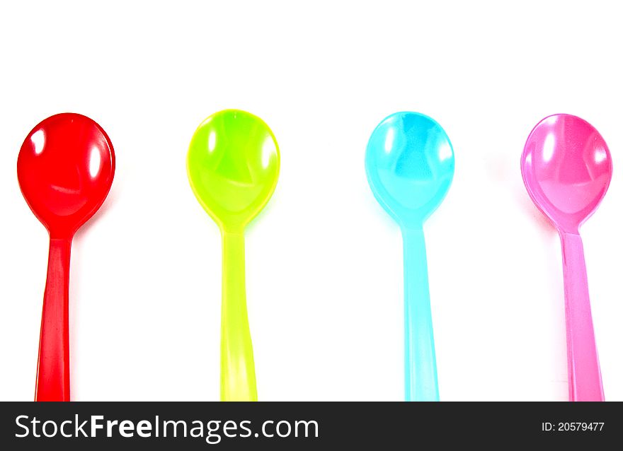 Colorful Plastic Spoons