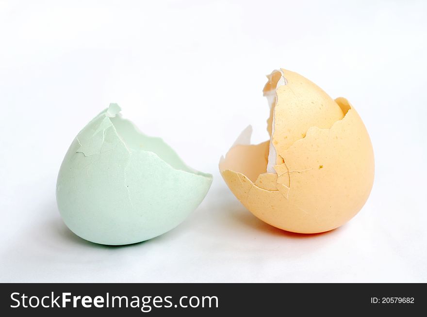 Broken Empty Eggshells