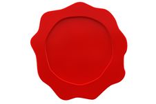Red Wax Seal Royalty Free Stock Photography