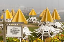 Welcome Sign Resort Cafe Royalty Free Stock Photo