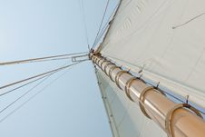 Views Of The Private Sail Yacht. Stock Photos Views Of The Private Sail Yacht. Stock Photos