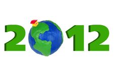 2011 And The Globe Stock Photography 2011 And The Globe Stock Photography