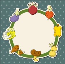 Cartoon Health Fruit And Vegetable Card Stock Photos Cartoon Health Fruit And Vegetable Card Stock Photos