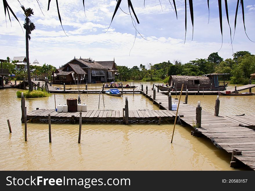 Floating Market four sector in North Pattaya. Thailand.