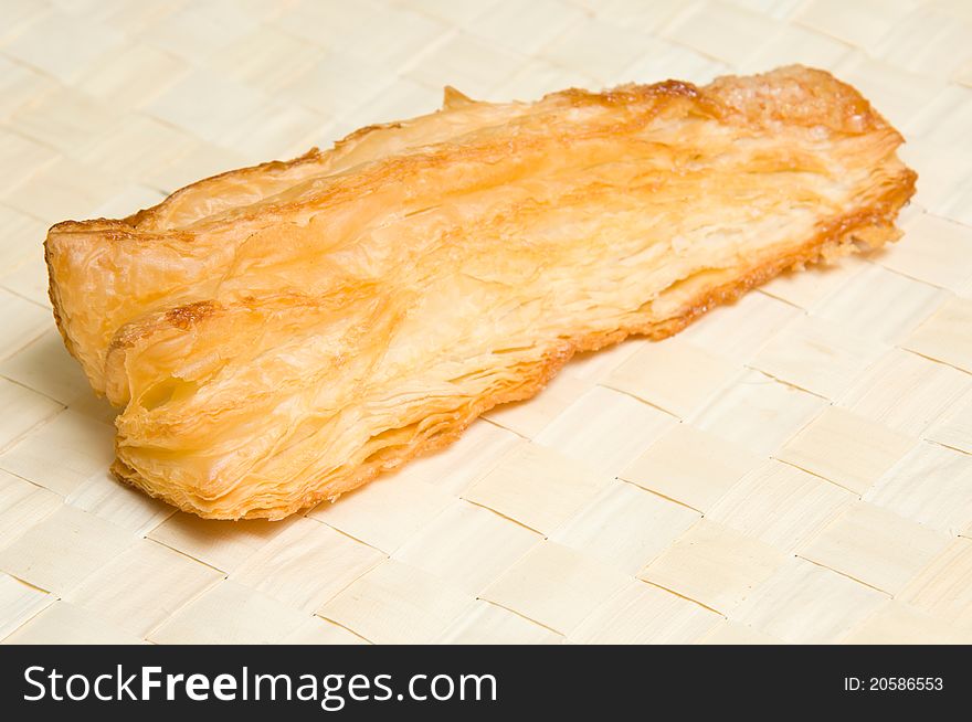 Cake made from flaky pastry. Cake made from flaky pastry