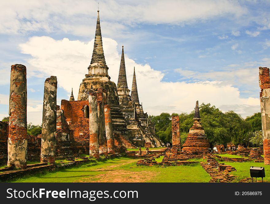 Ayutthaya is an ancient palace, the Royal Palace in Ayutthaya, the capital. Ayutthaya is an ancient palace, the Royal Palace in Ayutthaya, the capital