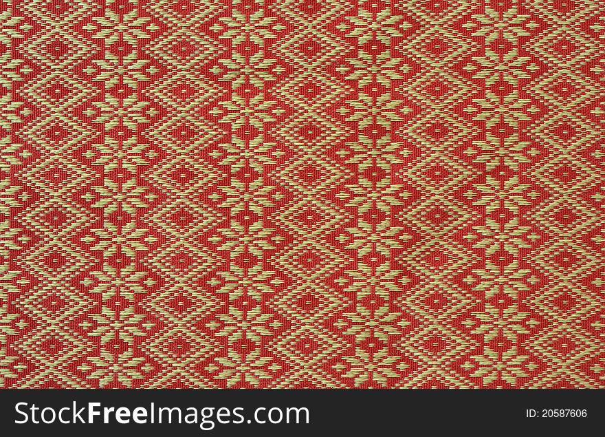 Attractive thai style cloth background for general use. Attractive thai style cloth background for general use.
