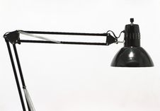 ฺBlack Desk Lamp Stock Photo