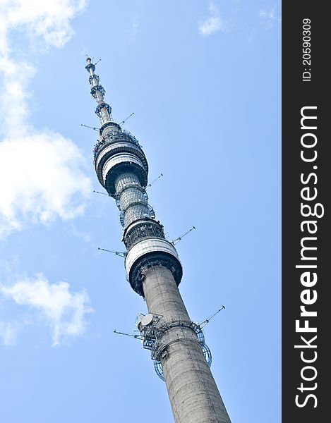 Television and broadcasting tower Ostankino, Moscow, Russia