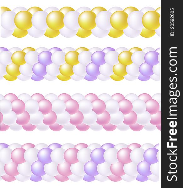 Garland Of Balloons.