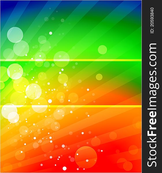 Vector Rainbow Shiny Abstract Background
