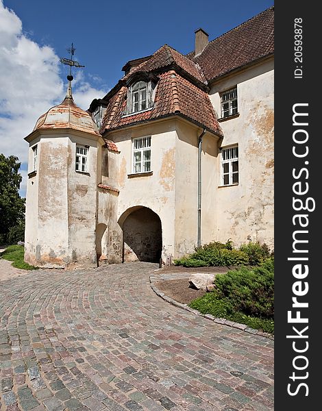 Entrance In Medieval Castle.