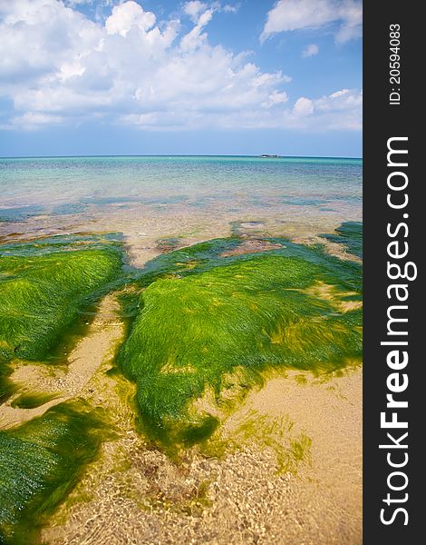 Pilar beach at Menorca island in Spain. Pilar beach at Menorca island in Spain