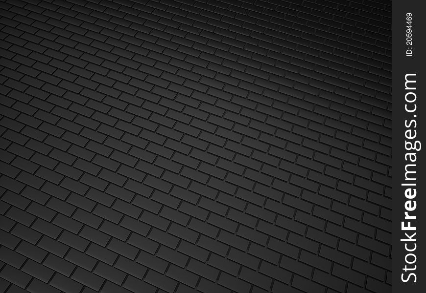 Illustration of black metallic textured background with bricks. Illustration of black metallic textured background with bricks