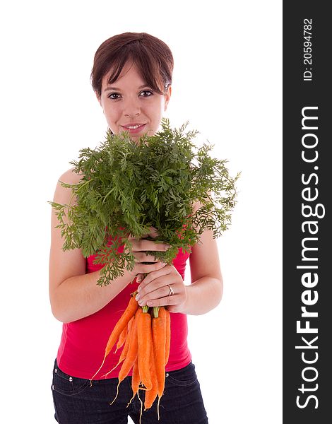 Young Woman With Vegetables