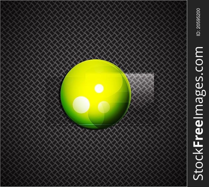 Green Glass Sphere  Background