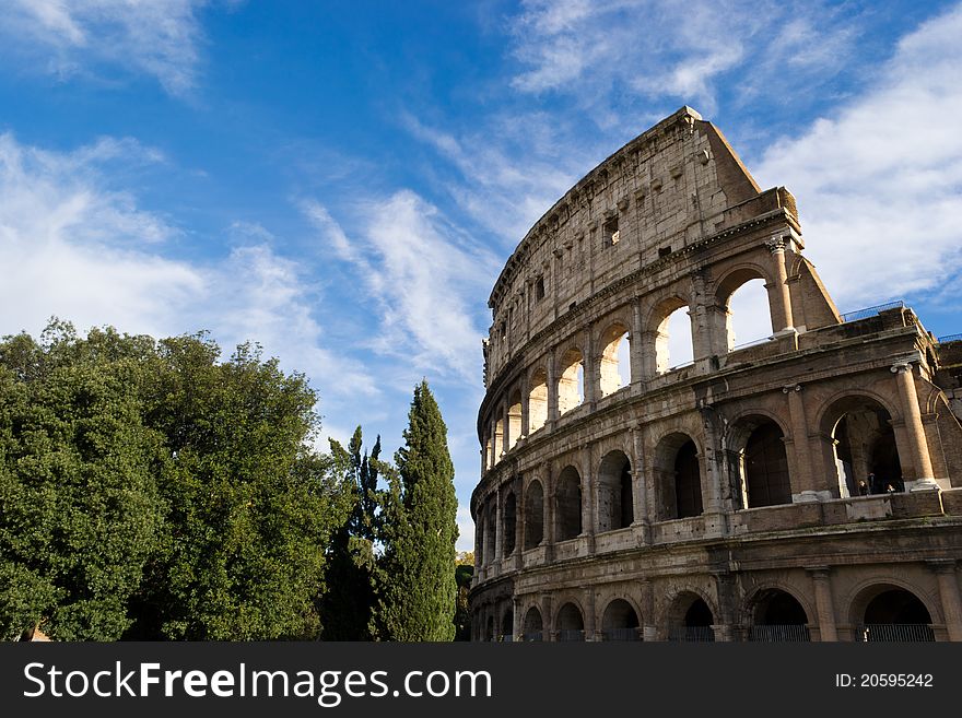 Generic view of the Colosseum in Rome. Generic view of the Colosseum in Rome