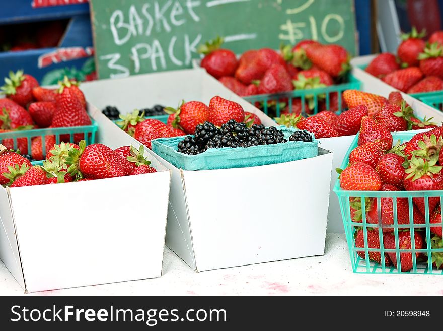 Strawberries and Blackberries