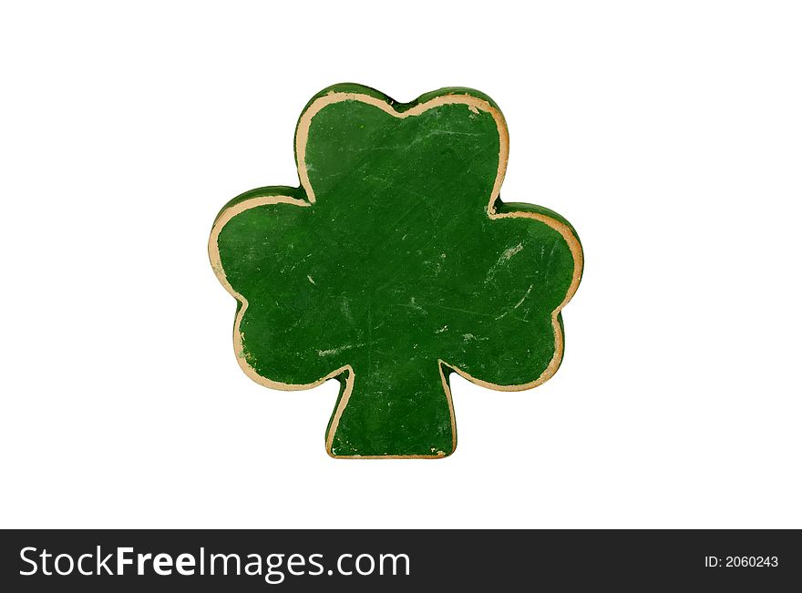 Photo of a Ceramic Shamrock - St. Patricks Day