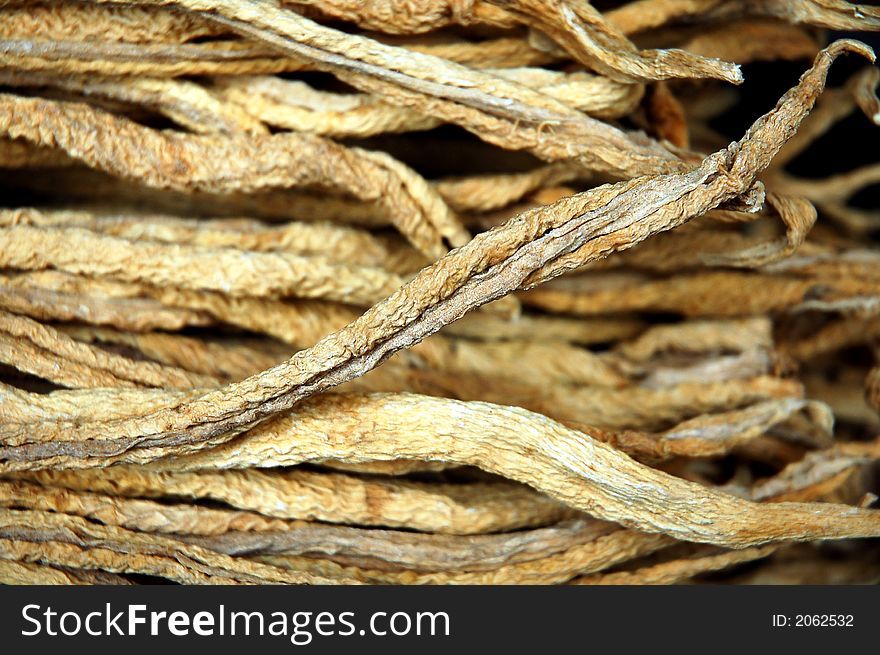 Traditional dried turnip in Sichuan,west of China