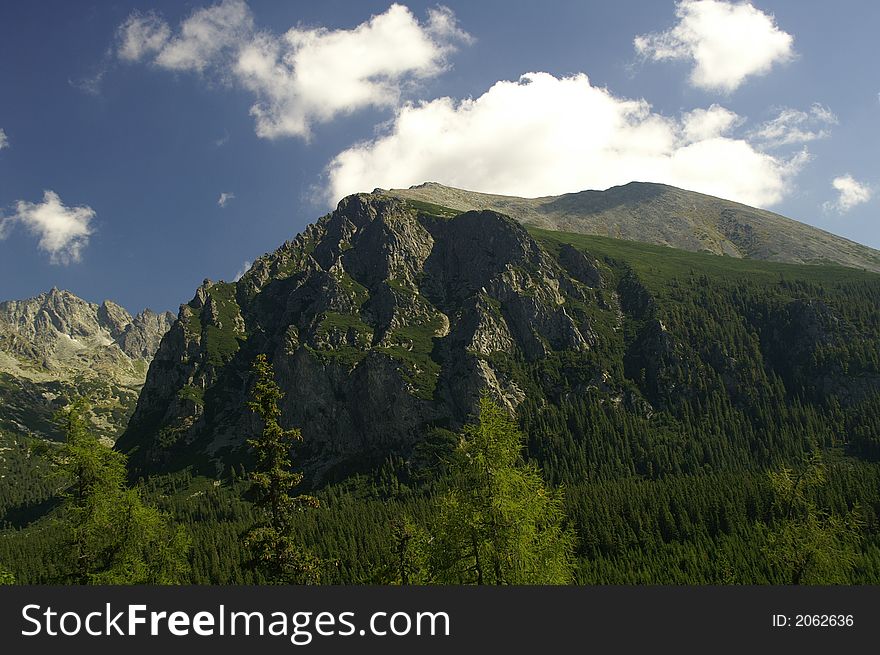 Mountains of High Tatras in Slovakia