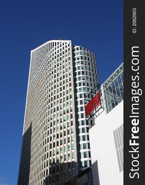 Highrise office building, Hoftoren in The Hague. Highrise office building, Hoftoren in The Hague