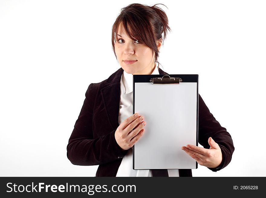 Woman With Clipboard 8