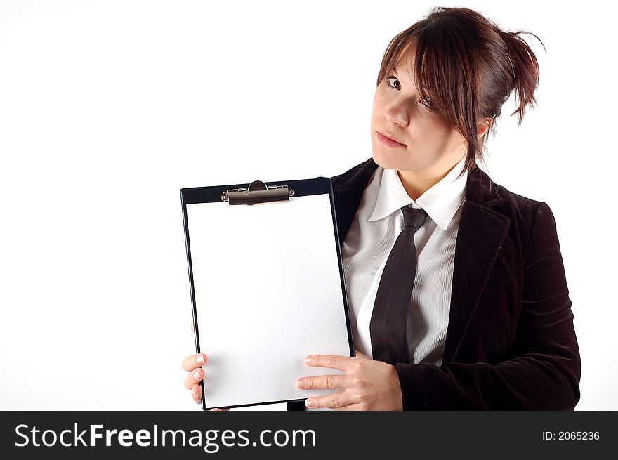 Woman With Clipboard 6