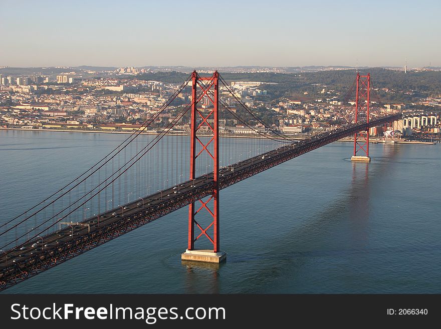 Trevel to Portugal, Lisbon, bridge. Trevel to Portugal, Lisbon, bridge