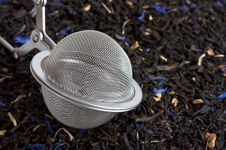 Scented Tea And Tea Ball Royalty Free Stock Photo