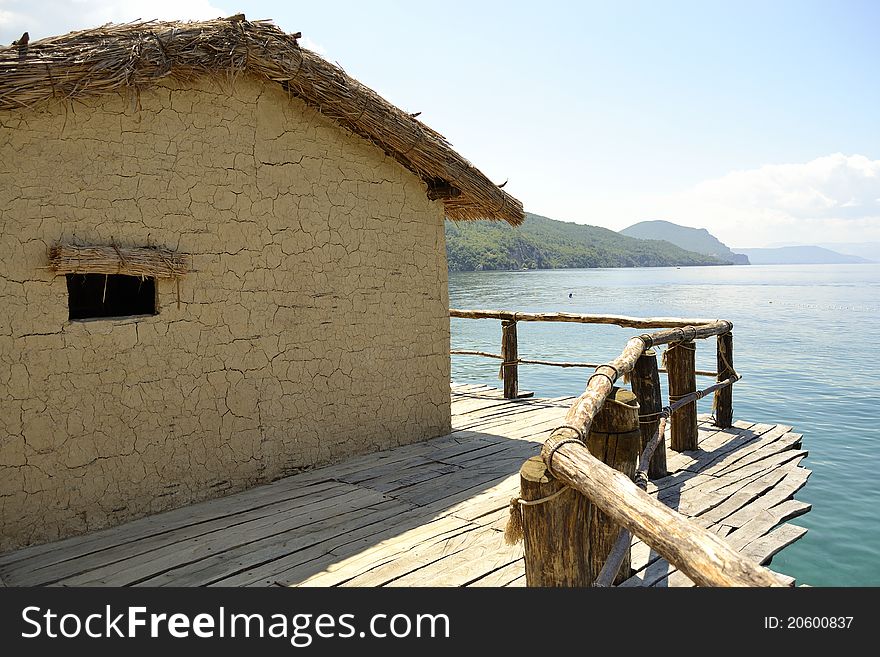 Village from B.C in ohrid. Village from B.C in ohrid