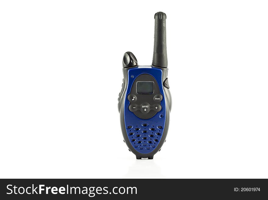 Radio communication on white background. Radio communication on white background