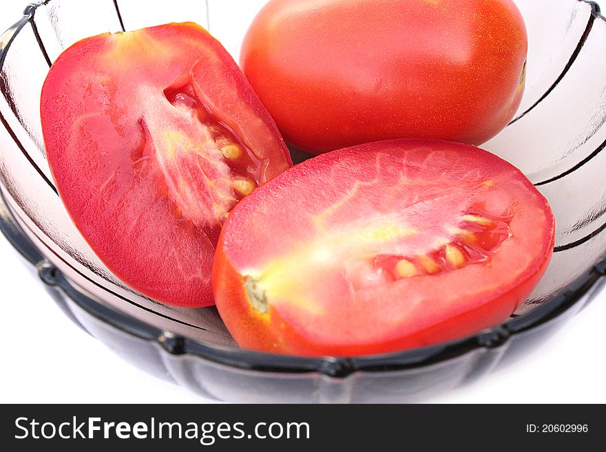 Tomatoes  In Bowl