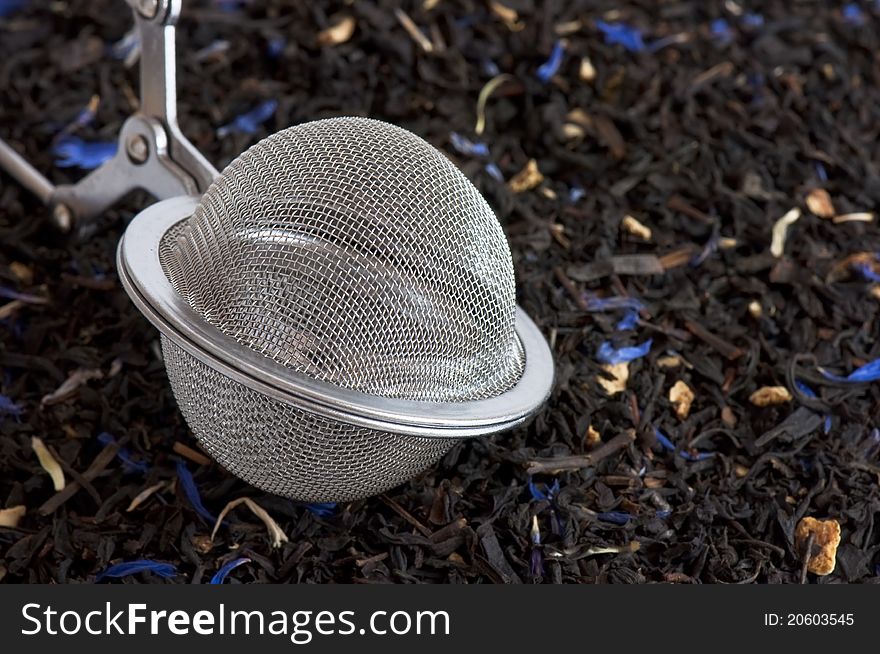 Scented tea and tea ball