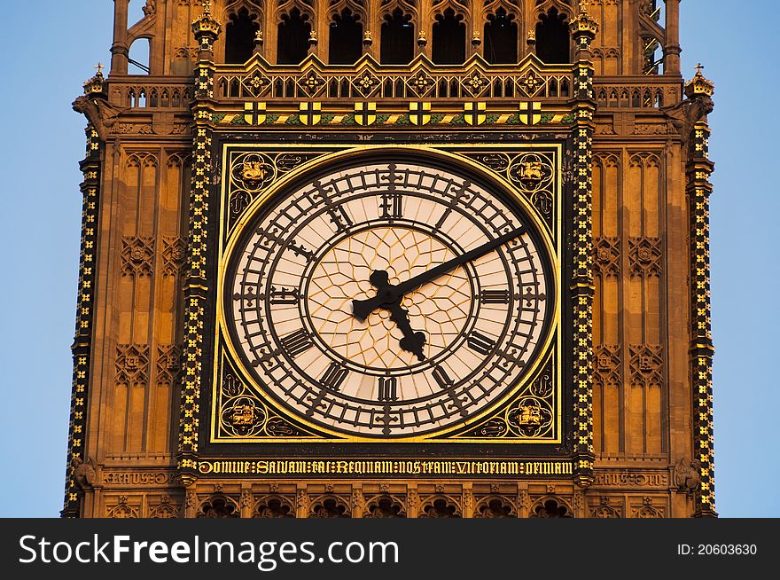 The Clock Tower in London, UK