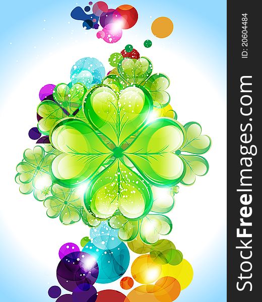 Abstract colorful sant patrick background illustration. Abstract colorful sant patrick background illustration