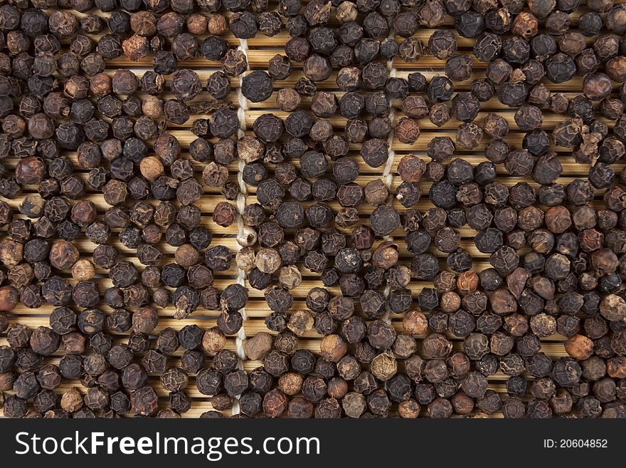 Texture of black pepper, wallpaper.