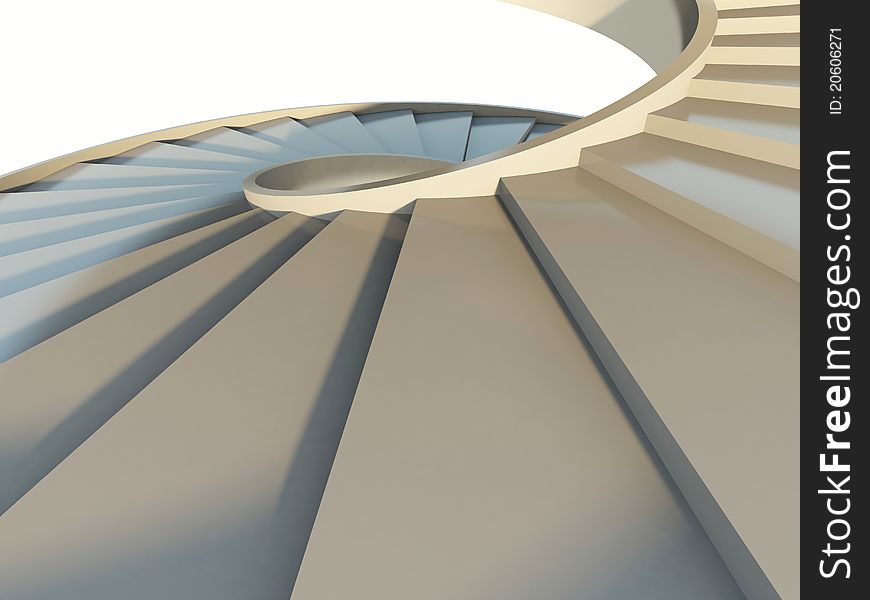 Abstract staircase detail
