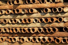 Rusty Steel Tube Royalty Free Stock Images Rusty Steel Tube Royalty Free Stock Images