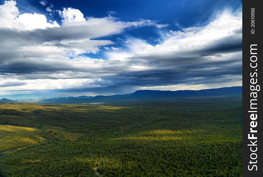 Australia, Gramlians National Park look out. Australia, Gramlians National Park look out