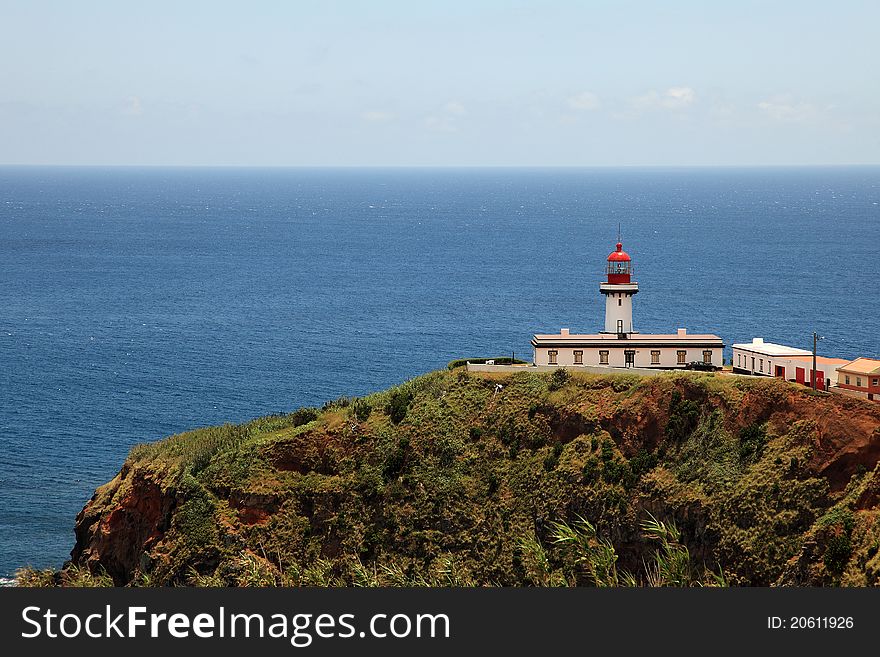 On the island of Pico, Azores, is built this beautiful lighthouse . On the island of Pico, Azores, is built this beautiful lighthouse .