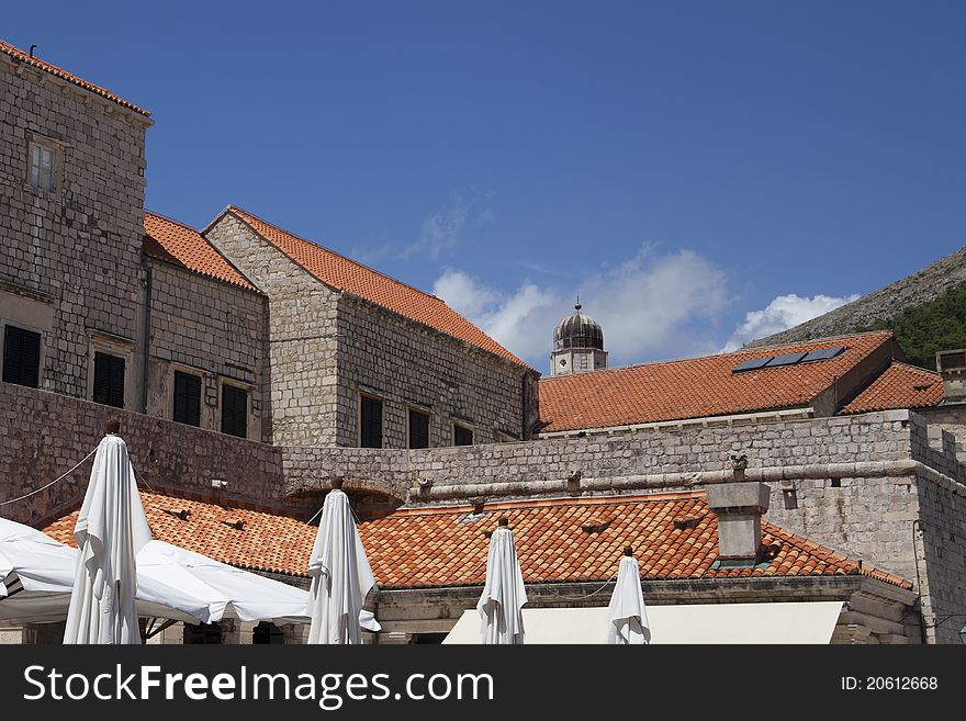 Old town of Dubrovnik in Croacia