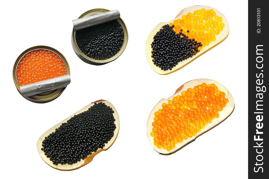 Sandwich With Caviar