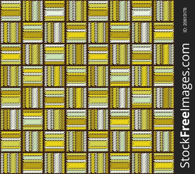 Seamless retro mosaic pattern,  illustration