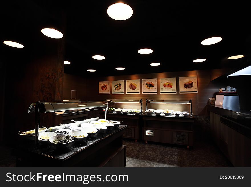 Self-service Restaurant Interior