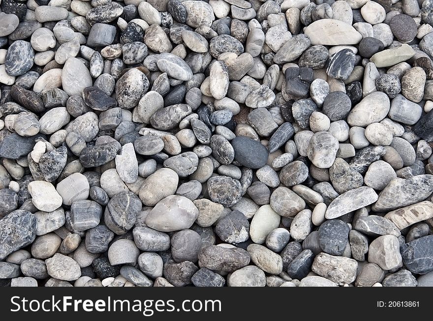 Black color small rock background