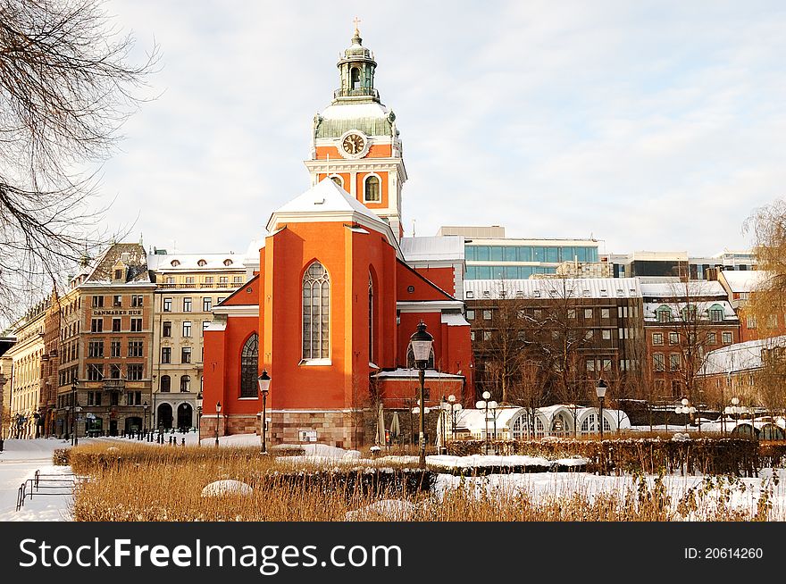 Northern beauty of the urban landscape of Stockholm. Northern beauty of the urban landscape of Stockholm