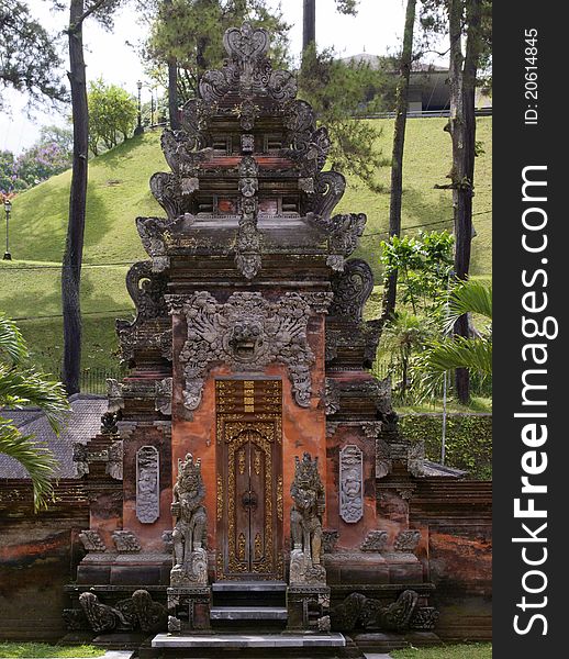 This is an image of balinese ancient architecture. This is an image of balinese ancient architecture.