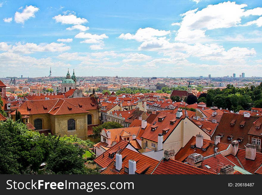 Orange Painted Roofs